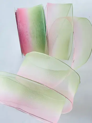 [1662] Organza Alambre - Sandía