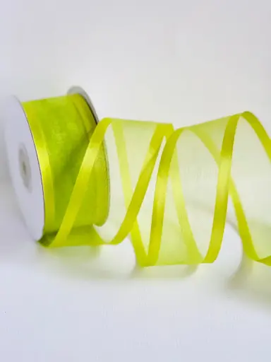 Organza filo Satín - Kiwi