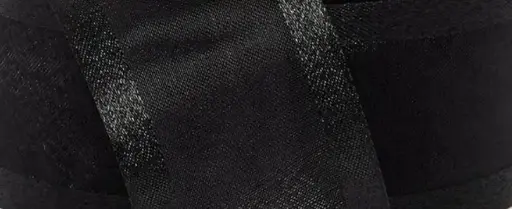 Organza filo Satín - Negro