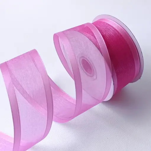 Organza filo Satín - Hot Pink