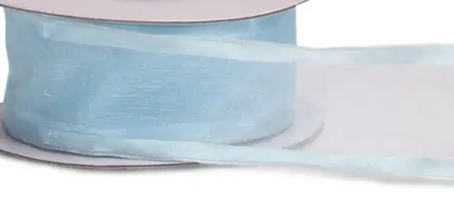 Organza filo Satín - Celeste
