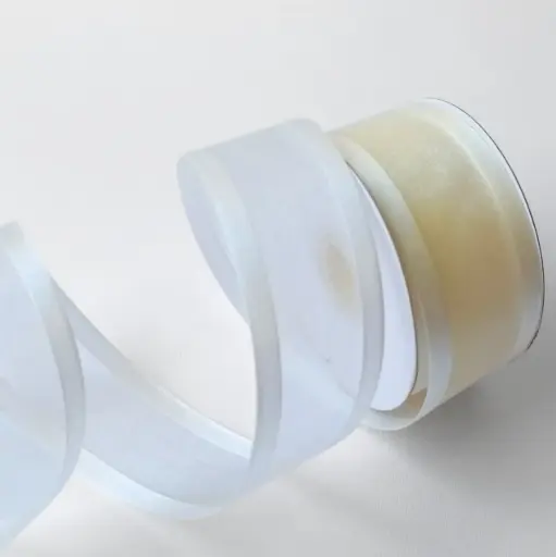 Organza filo Satín - Antique White