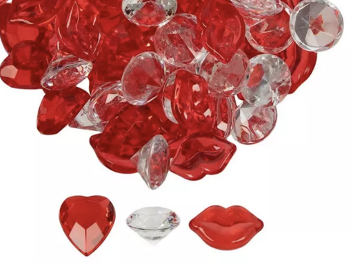 Accesorios San Valentín - Diamantes Rojos