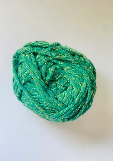 [Macrame Esmeralda] Macrame hilo Lurex - Esmeralda