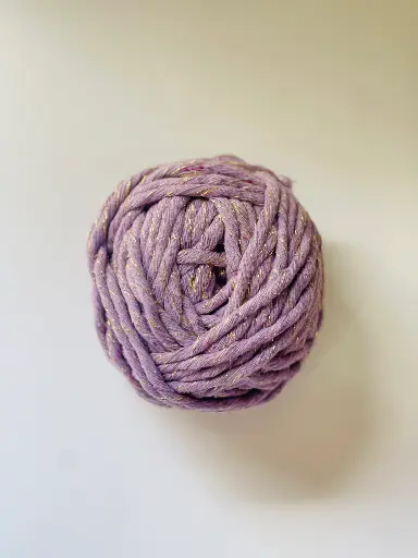 [Macrame Lila] Macrame hilo Lurex - Lila