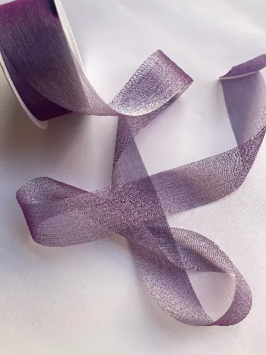 [3655] Organza Satinada - Royal Purple