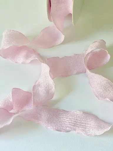 Listón Floral - Rosa Pastel