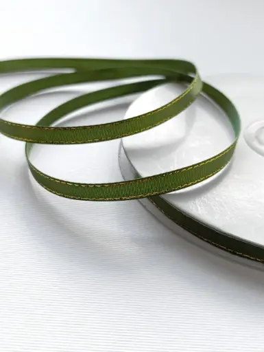 [4332] Satin filo Metálico - Verde Olivo