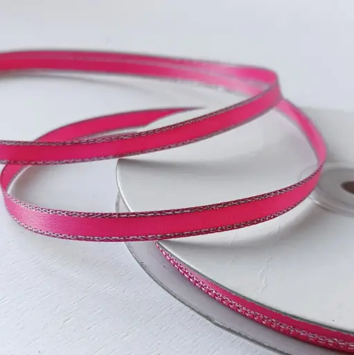 [4337] Satin filo Metálico - Rosa