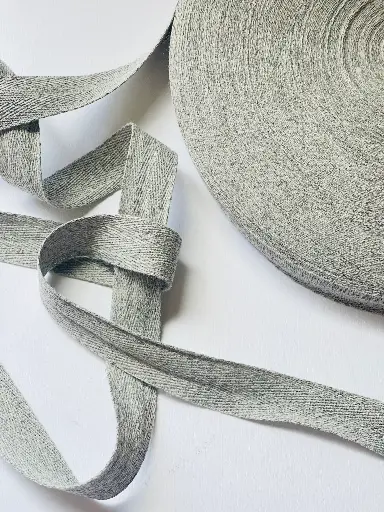 [4610] Cinta Palmita Algodón - Gris