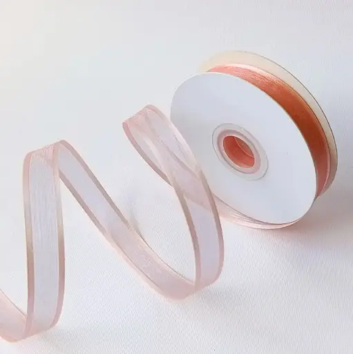 [3988] Organza filo Satín - Melón