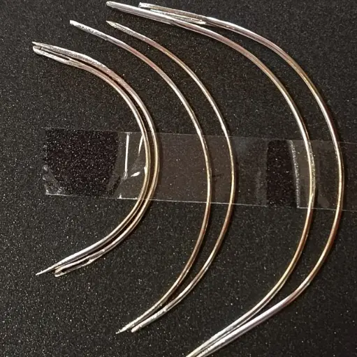 [17664] Aguja Curva - 6 pza