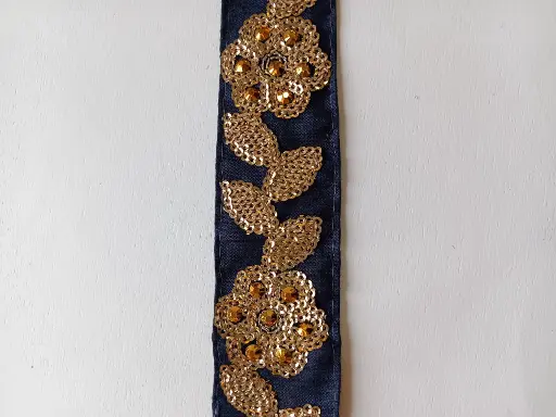 [TH'AD'182] MH - Tira Hindú Azul y Dorado