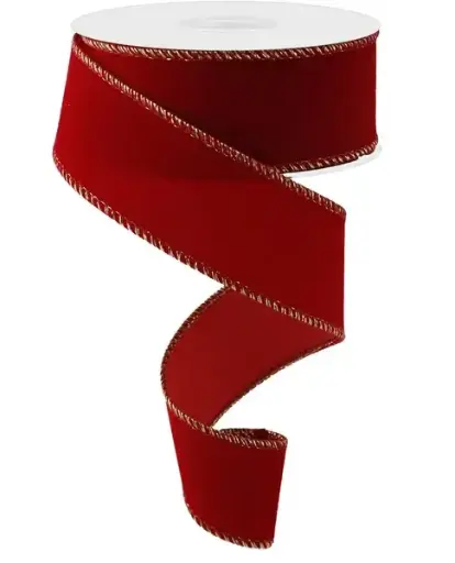 Listón Navideño - Velvet Red Outdoor