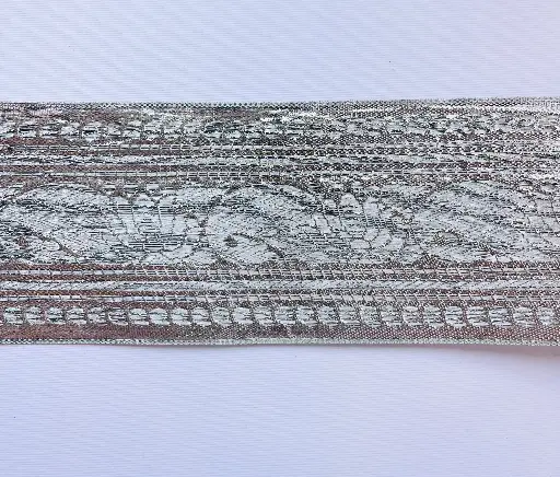 [TL'GL'011'PL] MH - Tira Plata 8 cm - Flor de Loto.