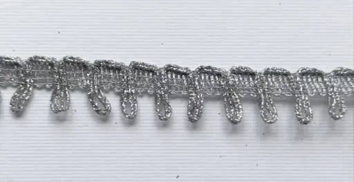 [LR'6052'PL] MH - Tira Lurex 2cm - Plata.