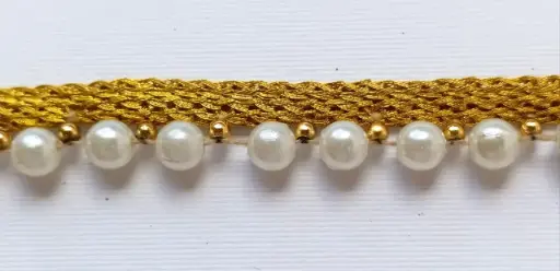 [LR'6037'ORO] MH - Tira Perlas Chicas - Oro.