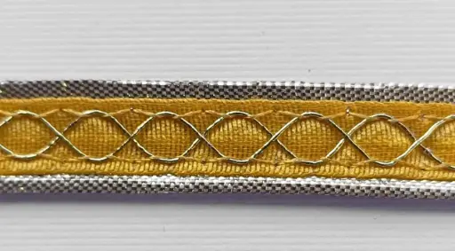 [TH'N'1'AMA] MH - Tira Hindú 3/8" - Oro y Amarillo.