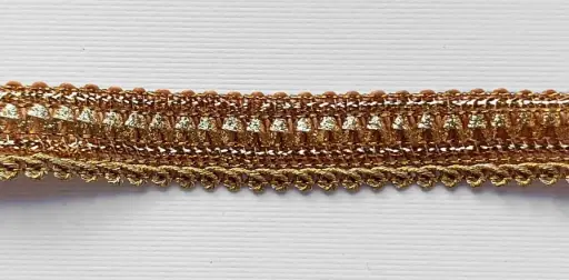 [LR'SL'812'ORO] MH - Tira Hindú Metalico 5/8" - Oro.