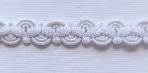 [LR'6087'BLANCO] MH - Tira Lurex Lisa 5/8" - Blanco.