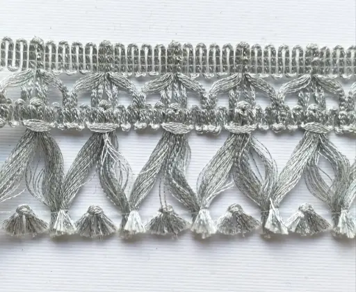 [LR'6033'PL] MH - Tira Lurex 5.5cm - Plata