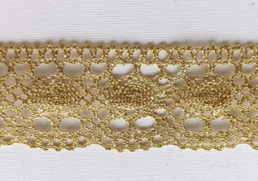 [OBC'5181'ORO] MH - Tira Bolillo 4cm - Dorado