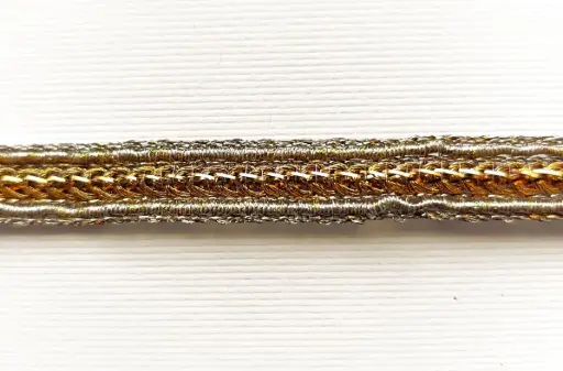 [LR'GH'1105'ORO] MH - Tira Lurex Trenzado 3/8" - Oro