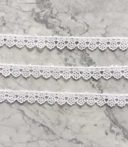 [TH'12'FLOR'BL] MH - Tira Flor Encaje - Blanco