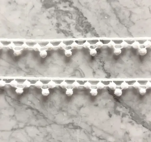 [TH'12'BOLI'BL] MH - Tira Encaje Bolitas - Blanco