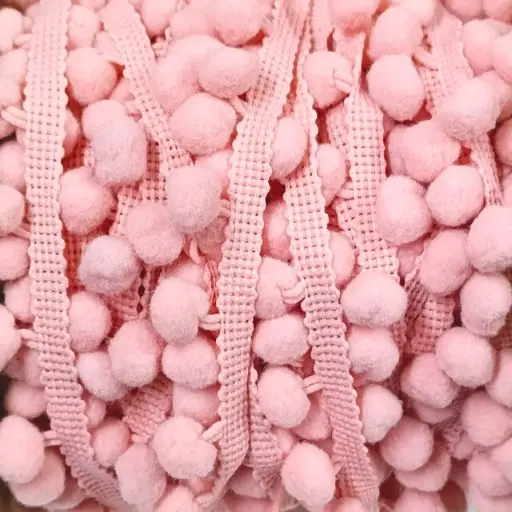 [4882] Tira Pom Pom - Rosa Pastel