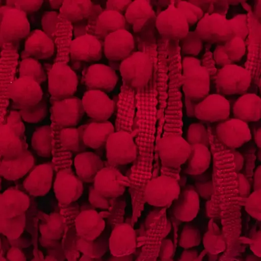 [4883] Tira Pom Pom - Rojo