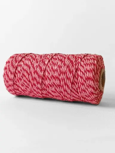 [4940] Bakers Twine - Rojo y Rosa