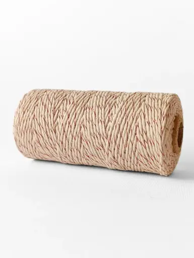 [4957] Bakers Twine - Beige y Rojo