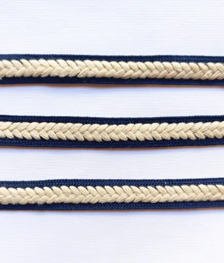[5170] MH - Cordón Trenzado 5/8" - Azul Marino