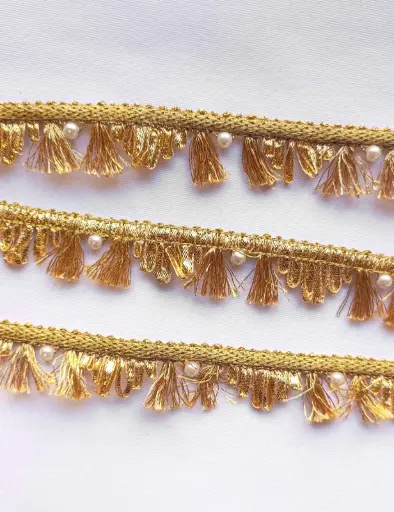 [5172] MH - Tira Fleco Oro Perlas