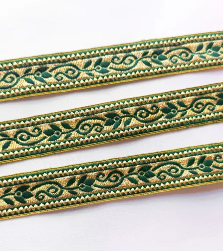 [5194] MH - Tira Hindú Floral - Verde