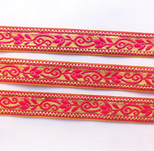 [5197] MH - Tira Hindú Floral - Fucsia