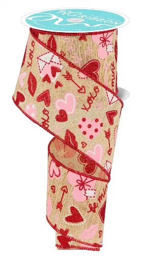 [RGF116508] Listón San Valentín - XOXO