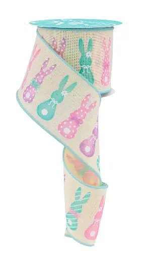 [RGF15511T] Listón de Pascua - Conejitos Pasteles