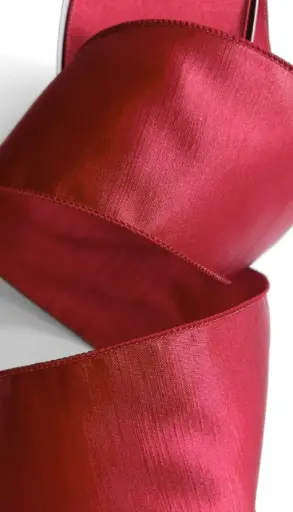 [346-204] Listón 4" - Rojo Seda 