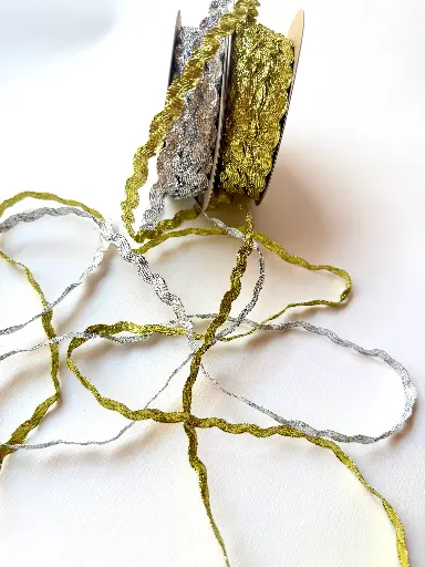 Espiguilla Metálica de 1/4" Ric Rac 