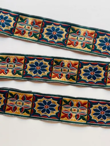 [6210] MH - Tira Hindu Bordada 5 cm Desierto